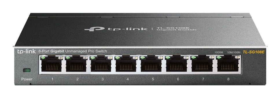 TP-Link JetStream TL-SG108E Easy Smart Switch - Switch - Managed - 8 x 10 100 1000 - desktop