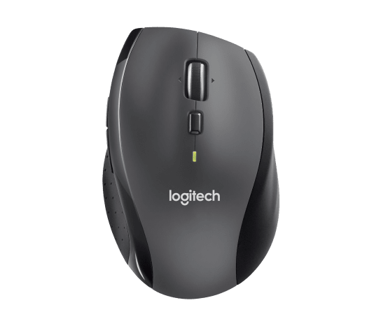 Logitech Marathon M705 Wireless Mouse, RF Wireless, Alkaline