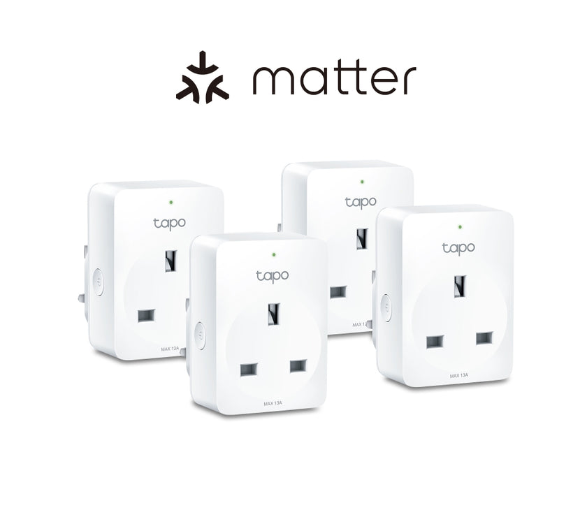TP-Link Tapo P110M V1 - Smart plug - energy monitoring - wireless - 802.11b g n Bluetooth - 2.4 Ghz (pack of 4)