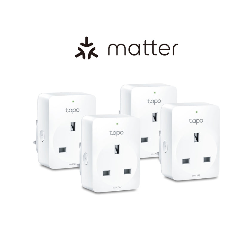 TP-Link Tapo P110M V1 - Smart plug - energy monitoring - wireless - 802.11b g n Bluetooth - 2.4 Ghz (pack of 4)