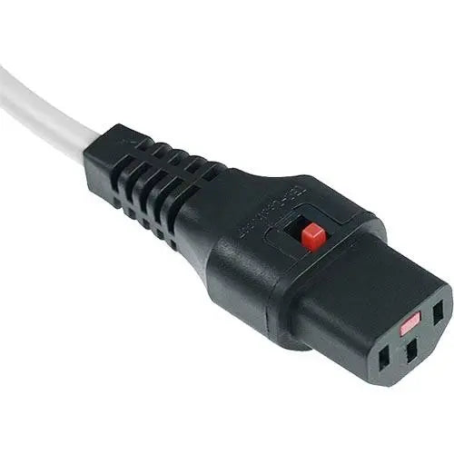1M C14-C13 Lck Wh PVC 1.0MM