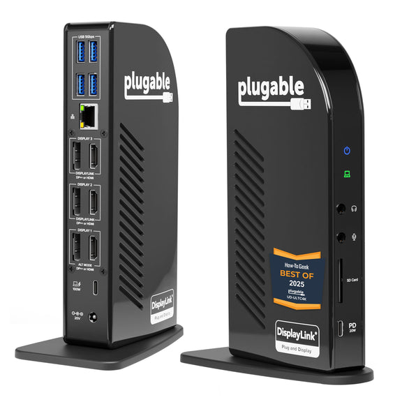 Plugable USB-C TRIPLE 4K DISPLAY DOCK PD