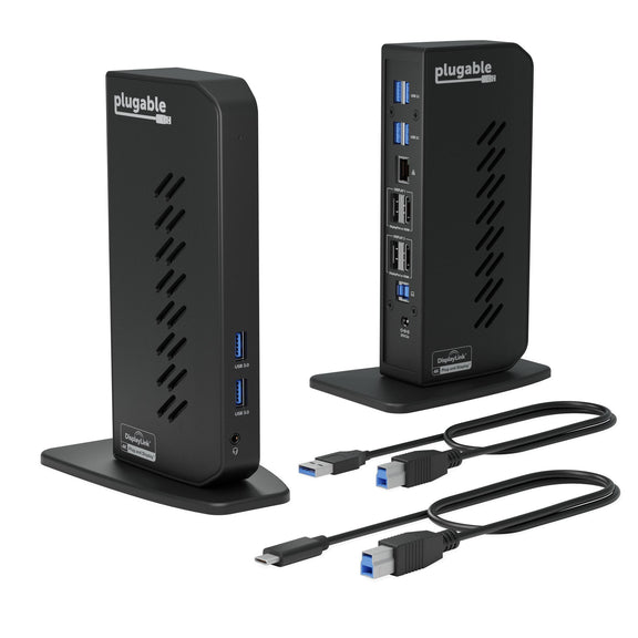 Plugable USB3/C Dual 4K Docking Station