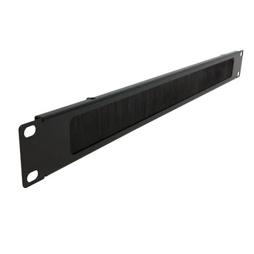 Lanview 1U 19" Brushed Cable Organizer Panel