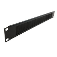 Lanview 1U 19" Brushed Cable Organizer Panel