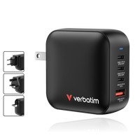 Verbatim Mini GaN Wall Charger 100W 4 Port