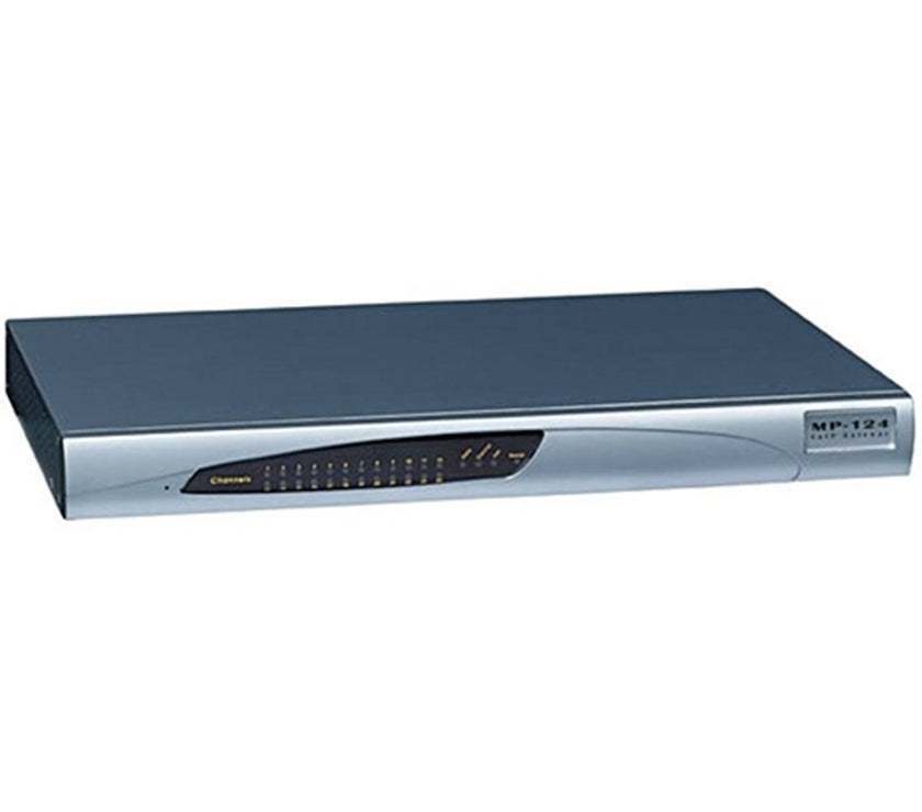 AudioCodes MediaPack 124 analog VoIP gateway with 24 FXS ports, DC-powered