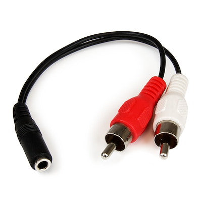 StarTech 6" 3.5mm to RCA Cable