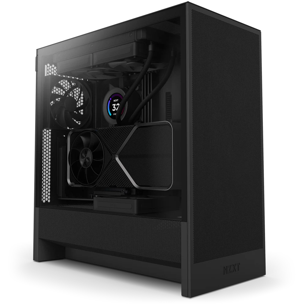 NZXT H5 FLOW MID TOWER CASE BLACK