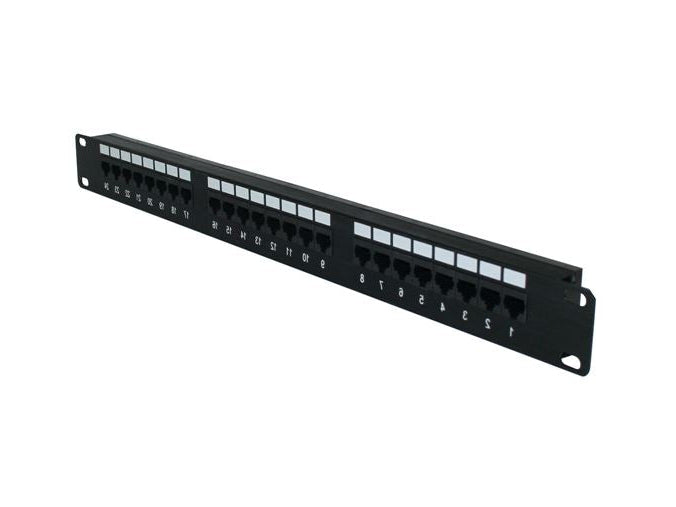 NEC 24 WAY P.PANEL BLACK RJ45