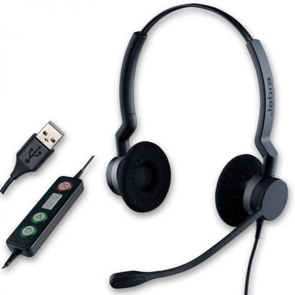 Jabra BIZ 2300 Duo NC Headset USB - MS