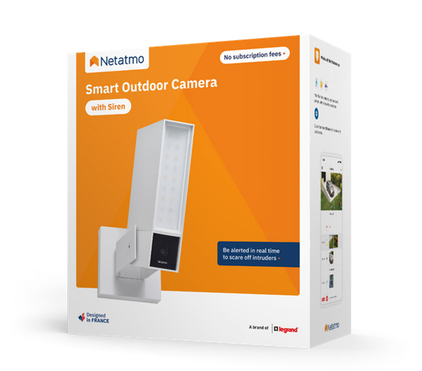 Netatmo Outdoor Cam w/Siren White