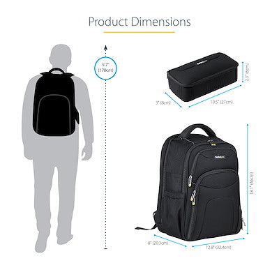 StarTech 17.3 Laptop Backpack