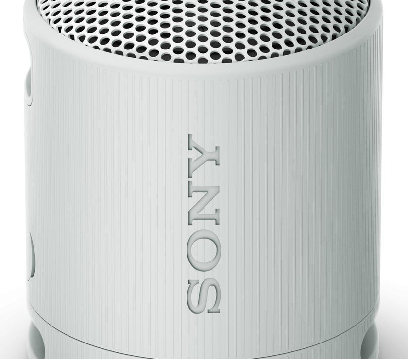 Sony SRS-XB100 - Wireless Bluetooth  audio conference, Durable IP67 Waterproof & Dustproof, 16 Hour Battery, Eco, Outdoor and Travel in Light Grey