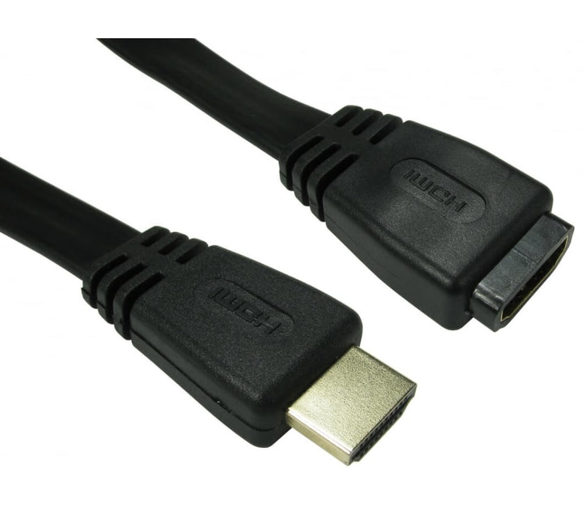 CDL 1MTR HDMI M-F FLAT CABLE