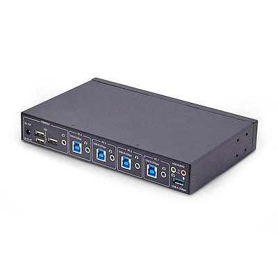 4-Port USB/KM Switch With Mouse Roaming