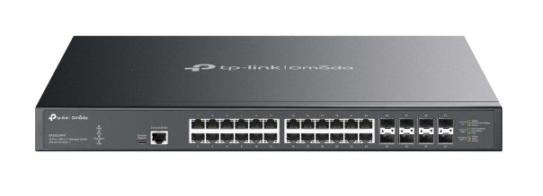 TP-Link Omada SX3832MPP V1 - Switch - L2 - Managed - 24 x 100 1000 2.5G 5G 10GBase-T (PoE ) 8 x 10Gb Ethernet SFP - rack-mountable - PoE (770 W)