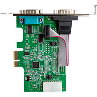 StarTech.com 2 Port PCIe RS232
