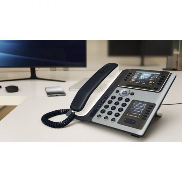 POLY Edge E450 IP Phone PoE-enabled