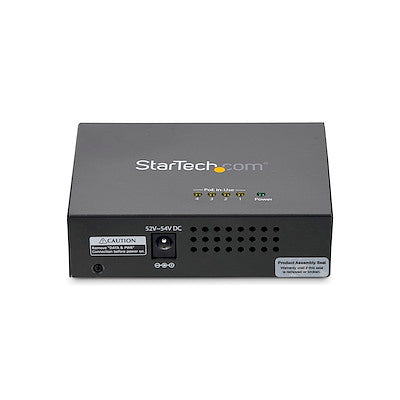StarTech 4Pt GbE PoE Injector