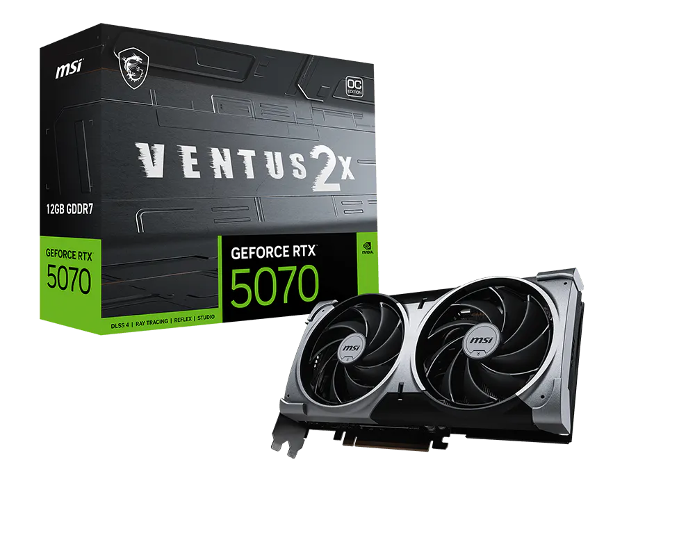 MSI RTX 5070 12GB VENTUS 2X OC