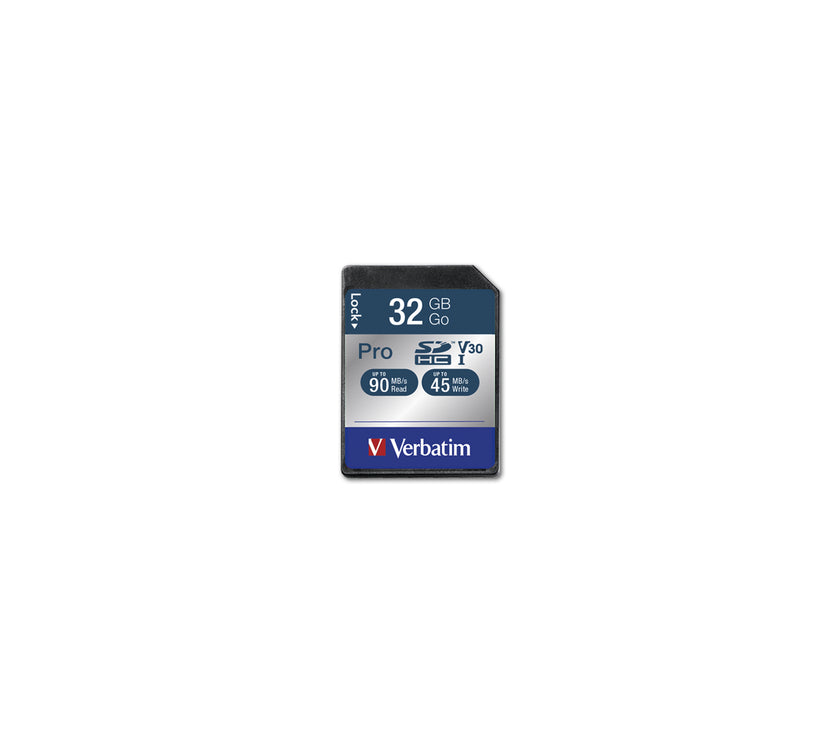 Verbatim Pro SDHC U3 32GB  SD Card
