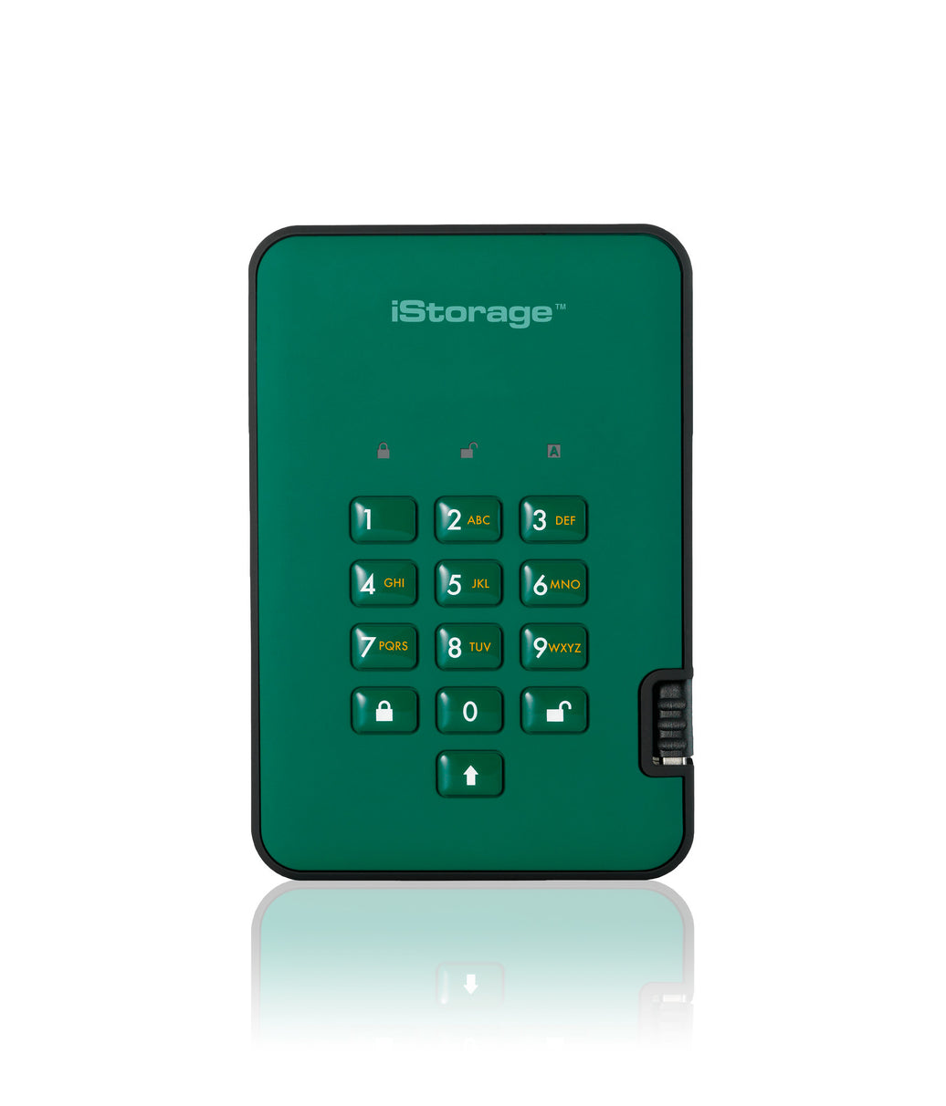 iStorage diskAshur2 256-bit 500GB Green