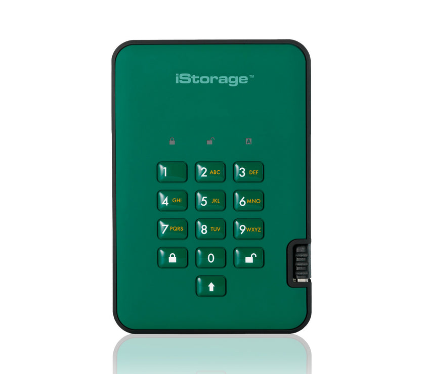 iStorage diskAshur2 256-bit 2TB Green