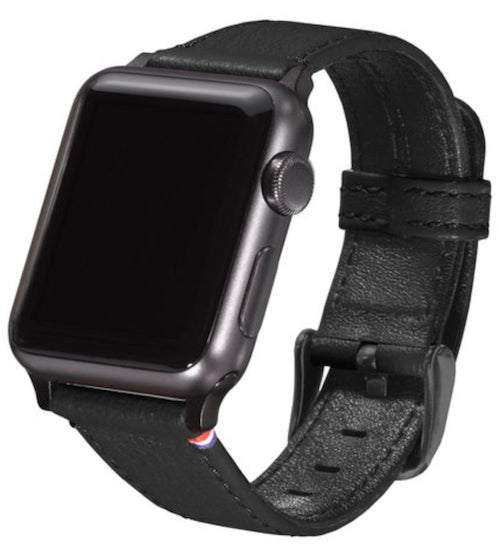 Decoded Apple Watch 38mm Lthr Strap BK