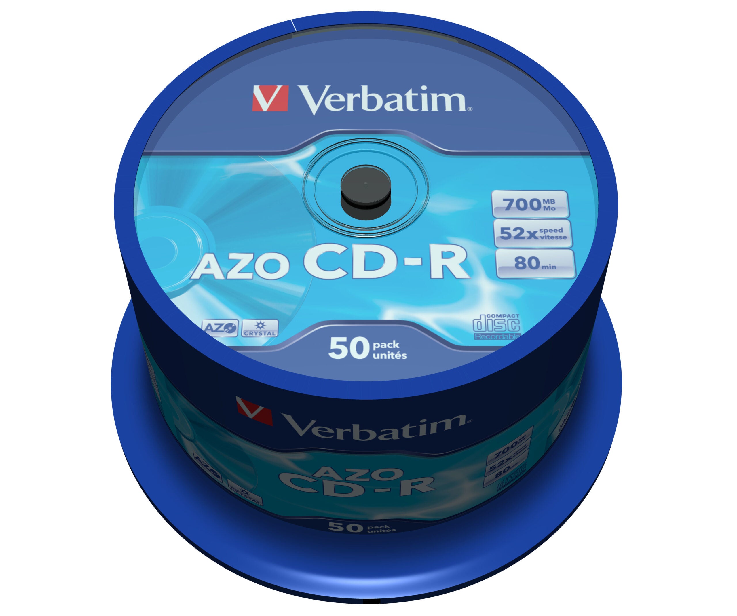 Verbatim AZO CD-R80 52x 50pk Spindle