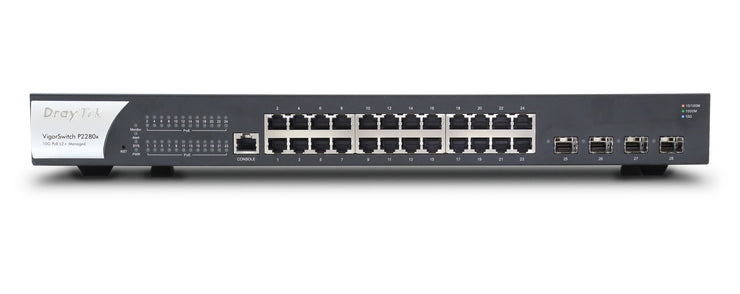 DrayTek VigorSwitch P2280X 28 Port PoE