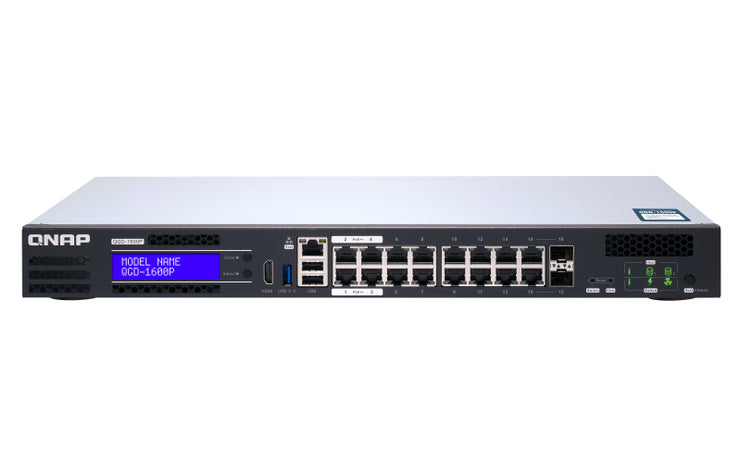 QNAP Guardian QGD-1600P-4G PoE Switch