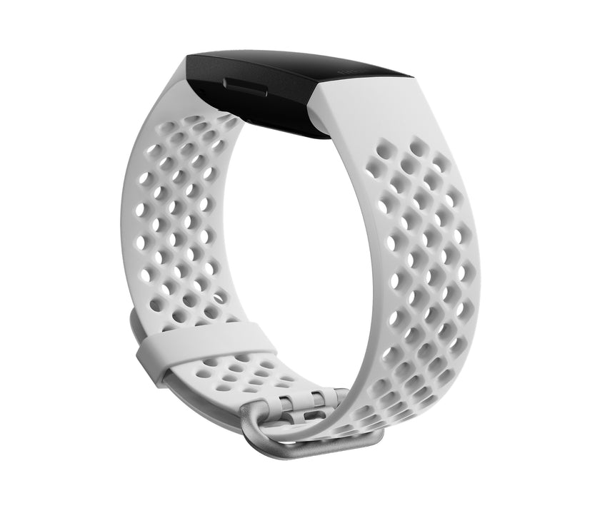 FitBit Charge 4 Sport Band Frost White L