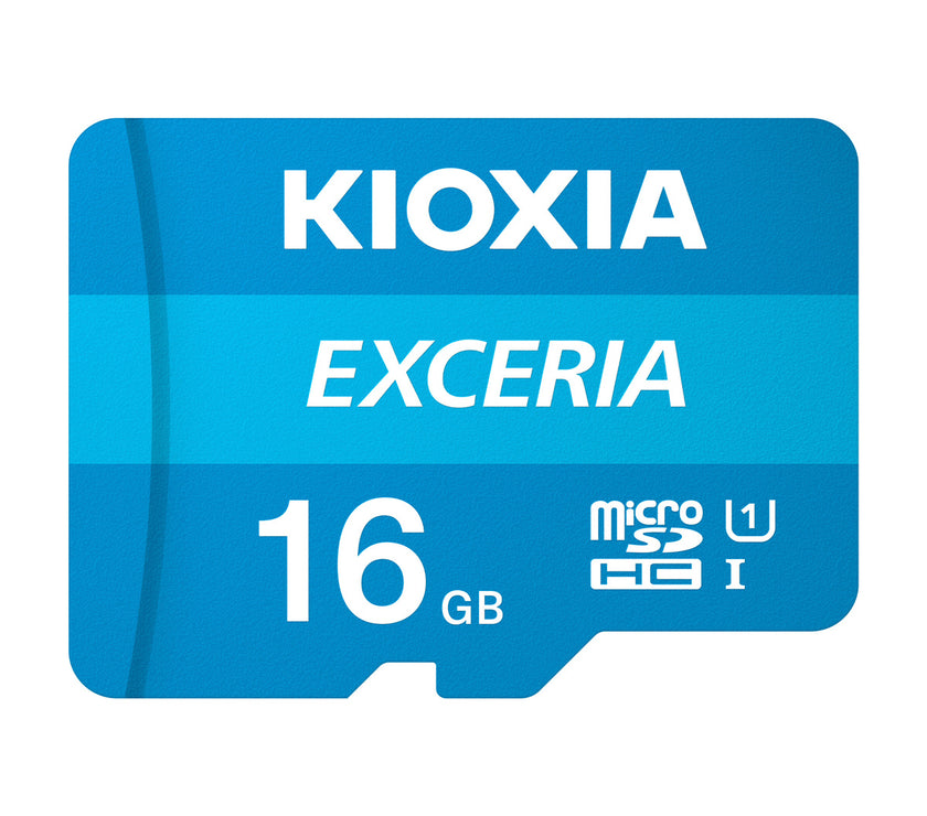 Kioxia 16GB Exceria U1 Class 10 microSD