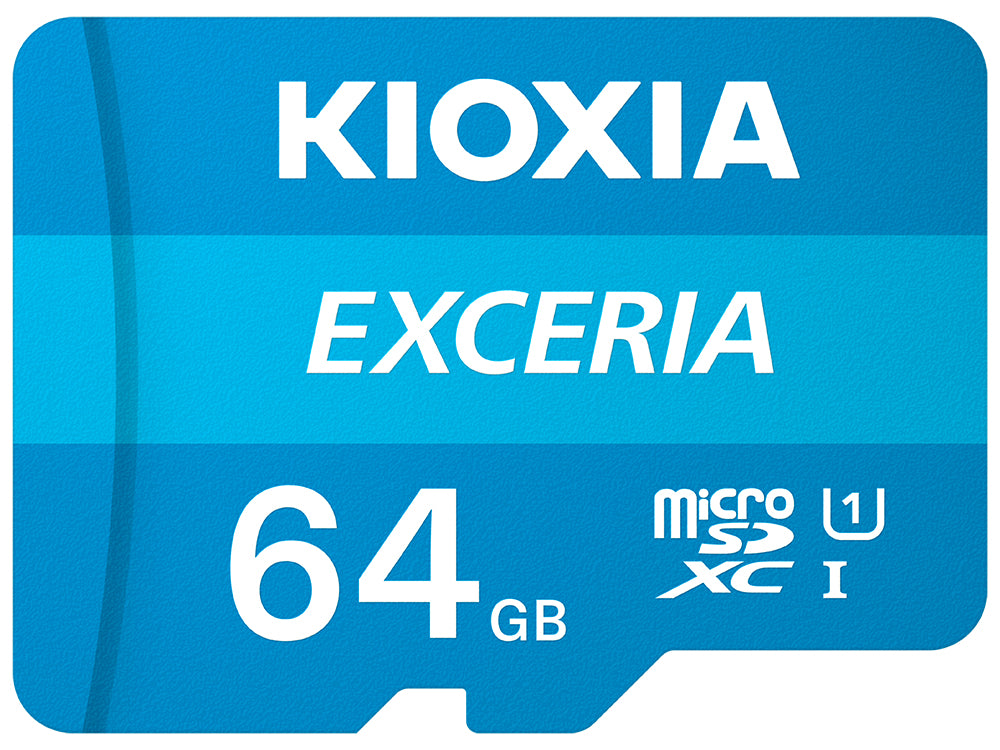 Kioxia 64GB Exceria U1 Class 10 microSD