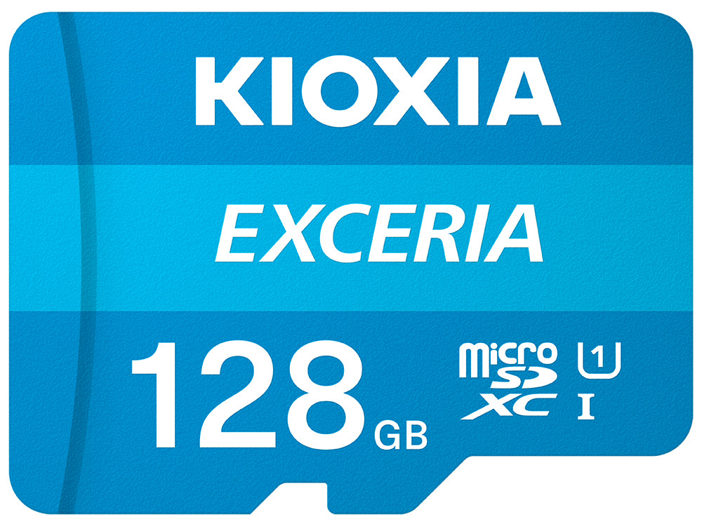 Kioxia 128GB Exceria U1 Class 10 microSD