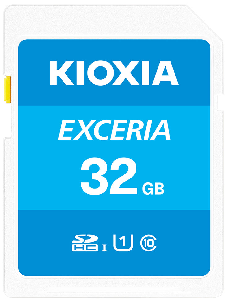 Kioxia 32GB Exceria U1 Class 10 SD card