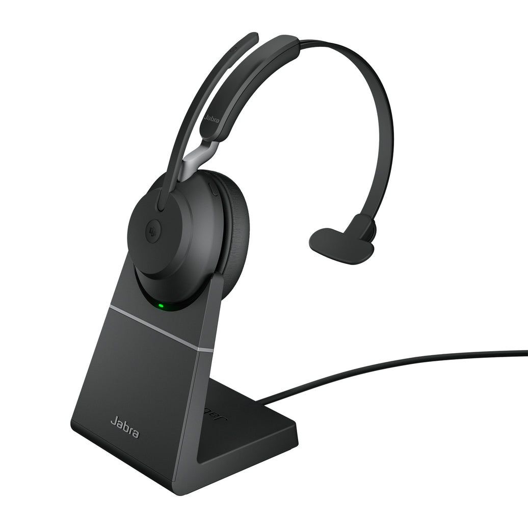Jabra Evolve2 65 L380a MS Mono Stand Blk