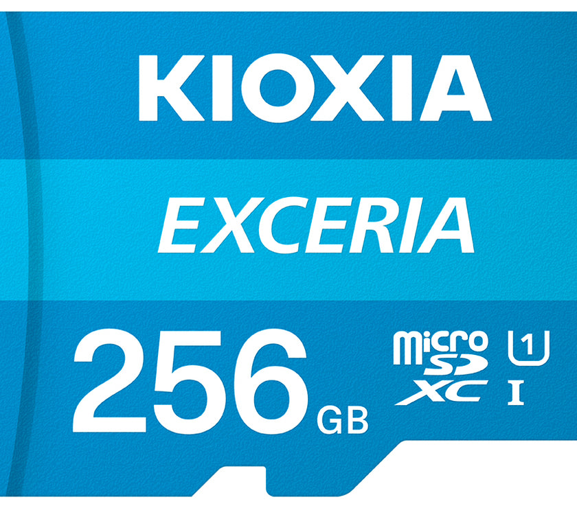 Kioxia 256GB Exceria U1 Class 10 microSD