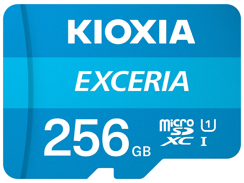 Kioxia 256GB Exceria U1 Class 10 microSD