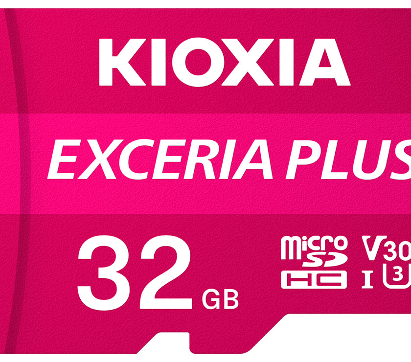 Kioxia 32GB Exceria Plus U3 V30 MicroSD