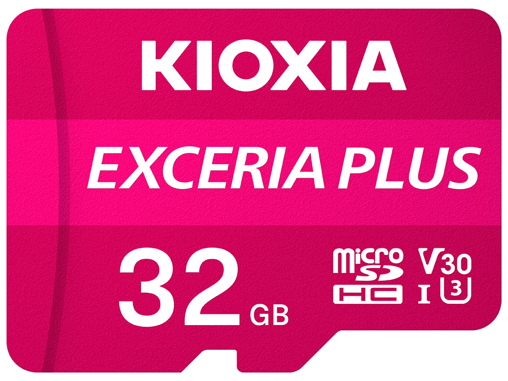 Kioxia 32GB Exceria Plus U3 V30 MicroSD