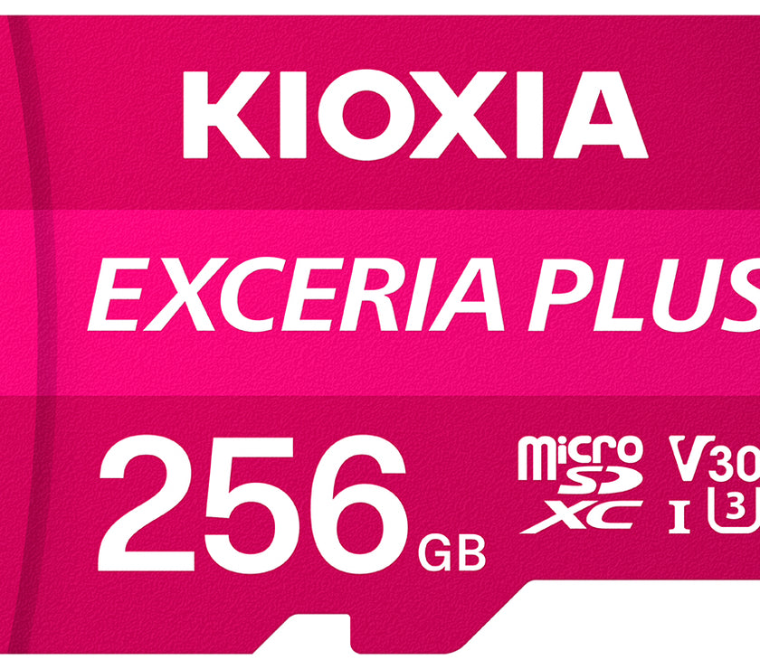 Kioxia 256GB Exceria Plus U3 V30 MicroSD