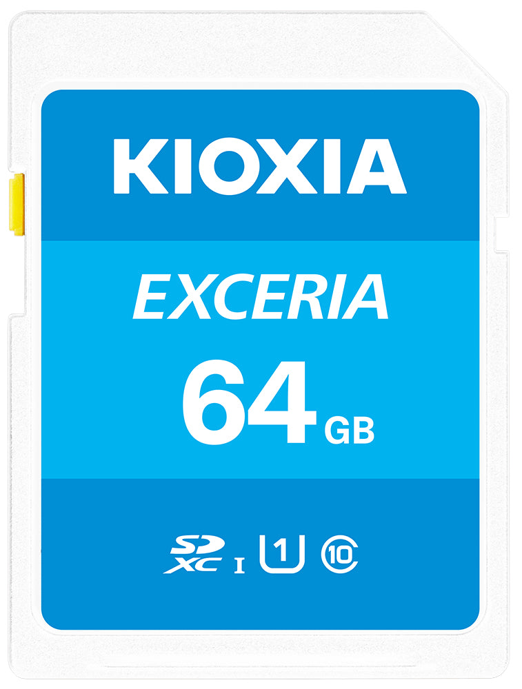 Kioxia 64GB Exceria U1 Class 10 SD card