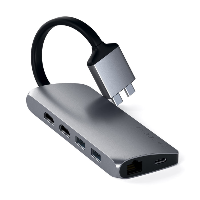 Satechi TypeC Dual Multi Adptr Sp Grey