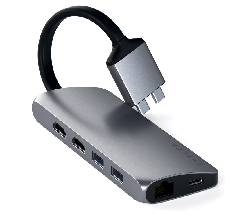 Satechi TypeC Dual Multi Adptr Sp Grey