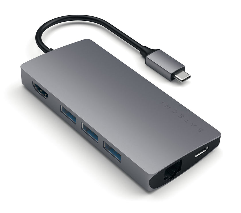 Satechi TypeC Mport Adptr4K EthV2 SpGrey