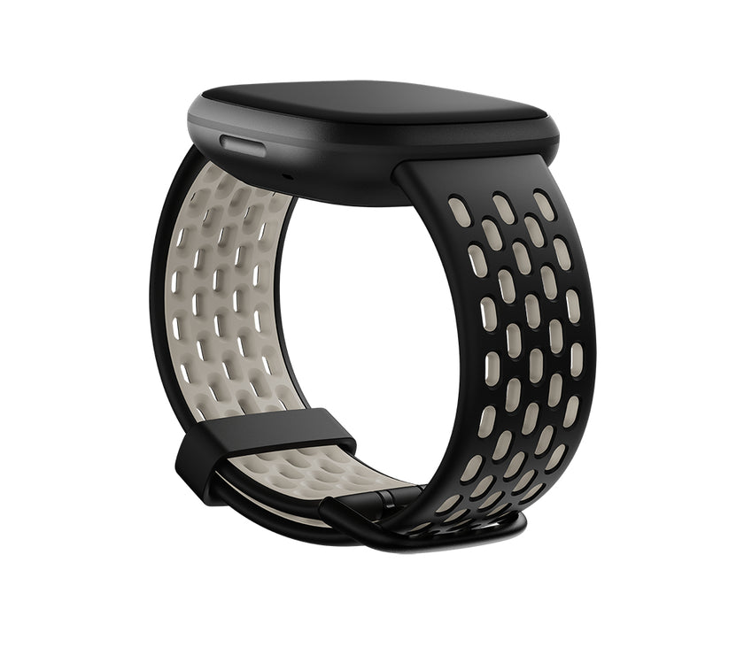 FitBit Versa 3/Sense SportBand Blk/Wt S