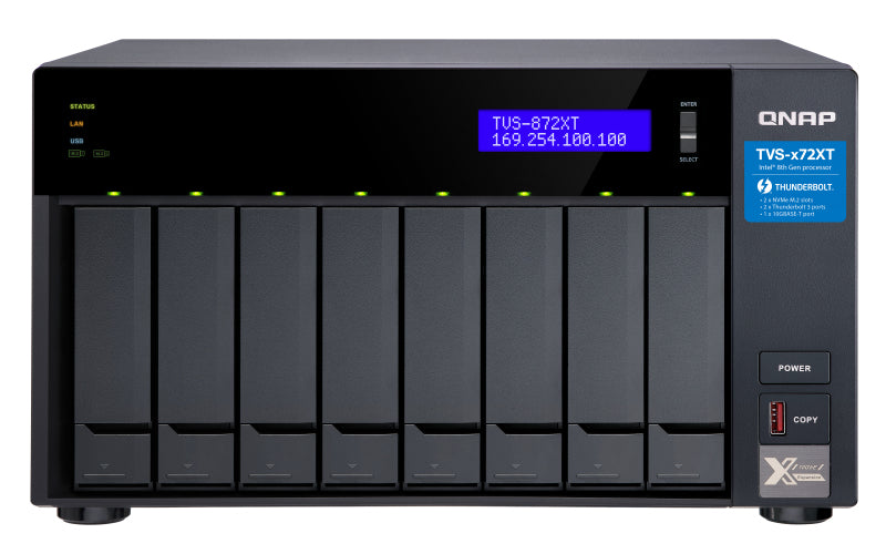 QNAP TVS-872XT-i5-16G/112TB EXOS 8 Bay