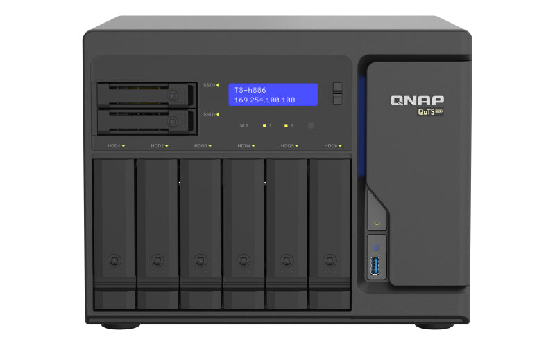 QNAP TS-H886-D1622-16G/96TB TOSH 8 Bay